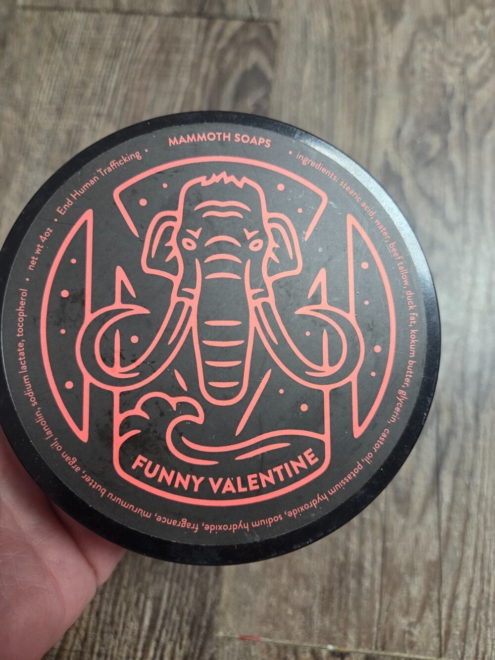 House of Mammoth Funny Valentine Artisan Shaving Soap, 4oz